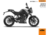 KTM 125 Duke EU 2013 Omaniku manuaal