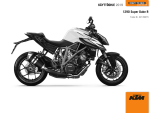 KTM 1290 Super Duke R JP 2019 Omaniku manuaal