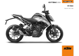 KTM 125 Duke EU 2020 Omaniku manuaal