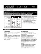 Denver CDB-440BT Kasutusjuhend