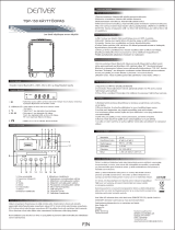 Denver TSP-150 Kasutusjuhend