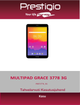 Prestigio GRACE 3778 3G Kasutusjuhend