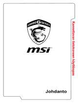 MSI GT72VR TOBII (GEFORCE® GTX 1070) Omaniku manuaal