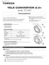 Tamron TC-X14 Kasutusjuhend