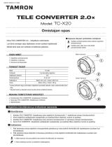 Tamron TC-X14 Kasutusjuhend