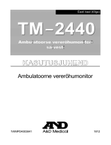 AND TM-2440 Kasutusjuhend