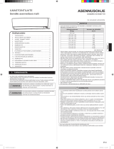 Fujitsu RSG09KHCA paigaldusjuhend