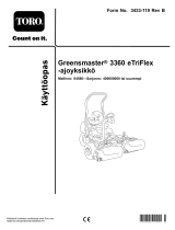 Toro Greensmaster 3360 eTriFlex Traction Unit Kasutusjuhend