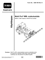 Toro Multi Pro WM Turf Sprayer Kasutusjuhend