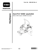 Toro Sand Pro 2040Z Traction Unit Kasutusjuhend