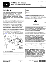 Toro ProStripe 560 Mower Kasutusjuhend