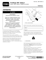 Toro ProStripe 560 Mower Kasutusjuhend