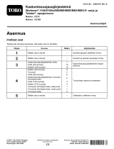 Toro Roll-Over Protection System, Workman 1100/2100/e2000/MD/MDE/MDX/MDX-D Series and Twister Utility Vehicle paigaldusjuhend