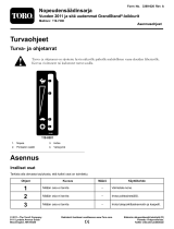 Toro Speed Control Kit, 2011 and After GrandStand Mower paigaldusjuhend