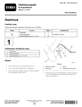 Toro Replacement Hood Kit, XLS Lawn Tractor paigaldusjuhend