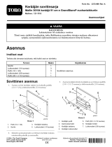 Toro Bagger Adapter Kit, Model 30104 Bagger for 36in GrandStand Mower paigaldusjuhend