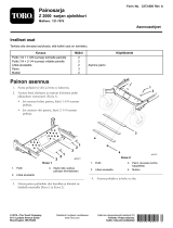 Toro Weight Kit, Z 2000 Series Riding Mower paigaldusjuhend