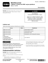 Toro Metal Plate Kit, Z Master Commercial 2000 Series Riding Mower paigaldusjuhend