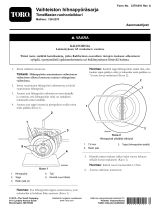 Toro Transmission Pulley Kit, TimeMaster Lawn Mower paigaldusjuhend