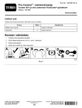 Toro Pro Control Damper Kit, 2011 and After TimeCutter Riding Mower paigaldusjuhend