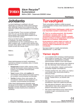 Toro 50cm Recycler Lawnmower Kasutusjuhend