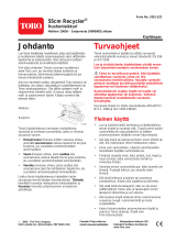 Toro 55cm Recycler Lawnmower Kasutusjuhend