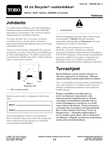 Toro 48cm Recycler/Rear Bagging Lawn Mower Kasutusjuhend