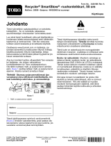 Toro 55cm Recycler SmartStow Lawn Mower Kasutusjuhend