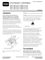 Toro 53cm Recycler Lawn Mower Kasutusjuhend