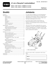 Toro 41cm Recycler Lawn Mower Kasutusjuhend