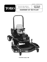 Toro 62" Guardian Recycler Mower Kasutusjuhend