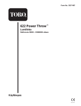 Toro 622 Power Throw Snowthrower Kasutusjuhend