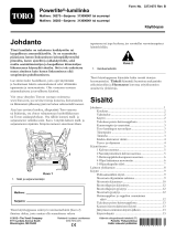 Toro Powerlite Snowthrower Kasutusjuhend