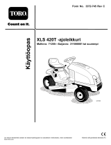 Toro XLS 420T Lawn Tractor Kasutusjuhend
