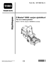 Toro Z Master 8000 Series Riding Mower, Kasutusjuhend