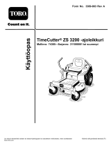 Toro TimeCutter ZS 3200 Riding Mower Kasutusjuhend