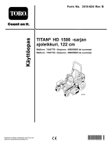 Toro 132cm TITAN HD 1500 Series Riding Mower Kasutusjuhend