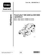 Toro TimeCutter SW 4200 Riding Mower Kasutusjuhend