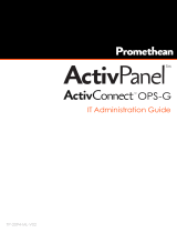 promethean ActivConnect OPS-G Kasutusjuhend