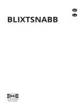 IKEA BLIXTSNABB Kasutusjuhend