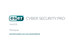 ESET Cyber Security Pro for macOS Lühike juhend