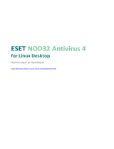 ESET NOD32 Antivirus for Linux Desktop Kasutusjuhend