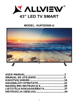 Allview Smart TV 43" / 43ATS5500-U Kasutusjuhend