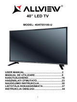 Allview Smart TV 40" / 40ATS5100-U Kasutusjuhend