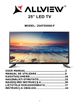 Allview Smart TV 25" / 25ATS5000-F  Kasutusjuhend
