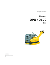 Wacker Neuson DPU 100-70Les Kasutusjuhend