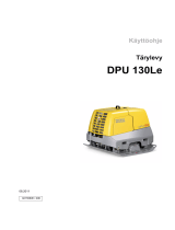 Wacker Neuson DPU 130Le Kasutusjuhend