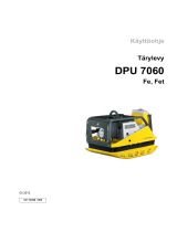 Wacker Neuson DPU 7060Fet Kasutusjuhend