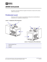 Zebra ZE500 Omaniku manuaal
