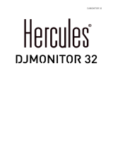 Hercules DJMonitor 32  Kasutusjuhend